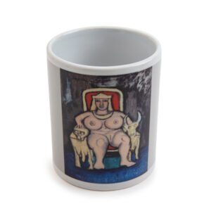 Coffee Mug: Francis Newton Souza | Blue