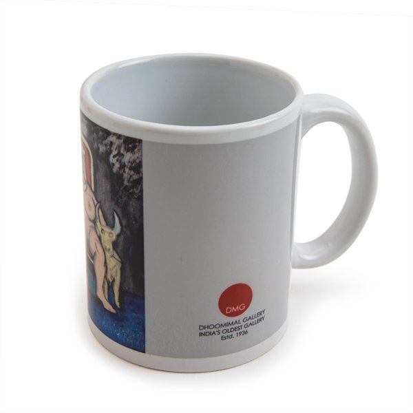 Coffee Mug: Francis Newton Souza | Blue - Image 2